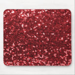 Mousepad Brilho vermelho do falso<br><div class="desc">Grande brilho vermelho glamoroso do falso.
NOTE POR FAVOR:  Estes são gráficos impressos plano - nenhumas peças levantadas.</div>