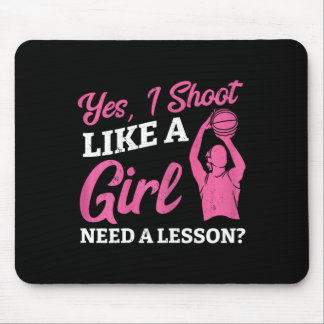 Mousepad Brincando Como Uma Menina Jogadora De Sketll