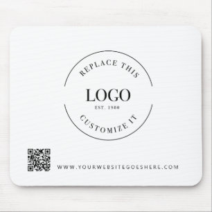 Mousepad Brinde Corporativo promo Código QR com Logotipo P