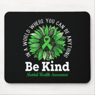 Mousepad Brisa Verde Brisa Sunflower Mental Health Awarenes