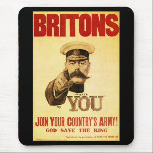 Mousepad Britânicos querem-no, kitchener do senhor
