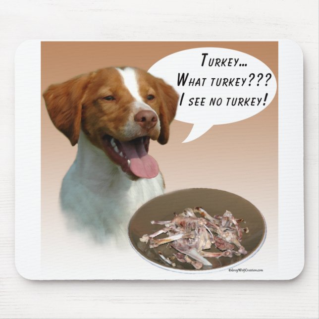 Mousepad Brittany Spaniel Turquia (Frente)