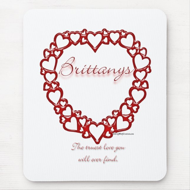 Mousepad Brittany True Love (Frente)