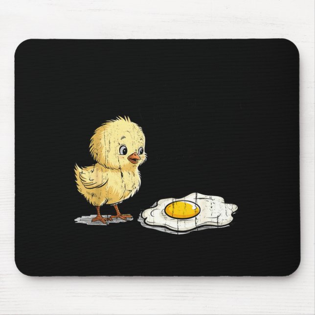 Mousepad Bro Is That You, Funny Chick And Egg  (Frente)