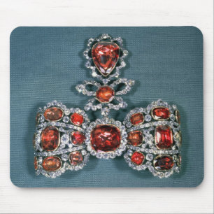 Mousepad Broche do arco ajustado com brilhante
