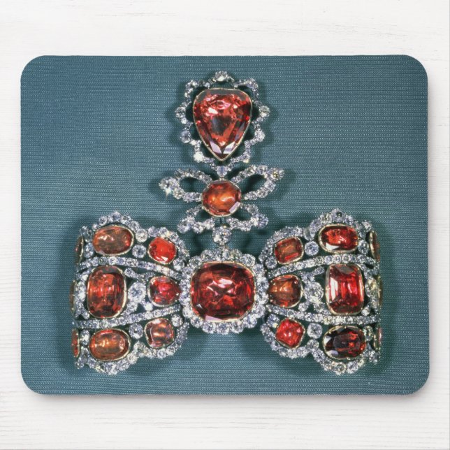 Mousepad Broche do arco ajustado com brilhante (Frente)