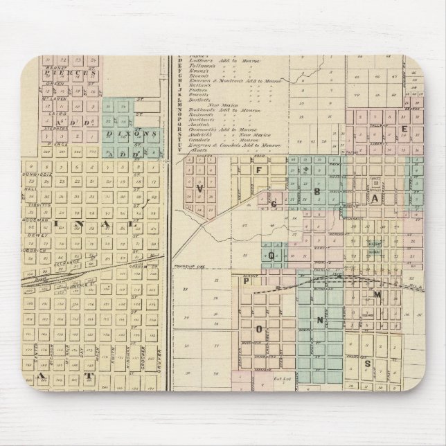 Mousepad Brodhead and Village of Monroe, Green Co (Frente)