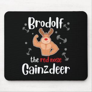 Mousepad Brodolf O Nariz Vermelho Gainzdeer Camiseta Mascul