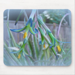 Mousepad Bromeliad Blossoms em Azul