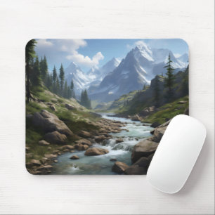 Mousepad Brook nas montanhas