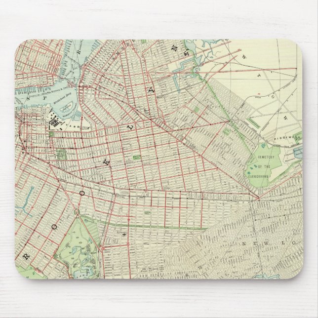 Mousepad Brooklyn e vizinhança (Frente)