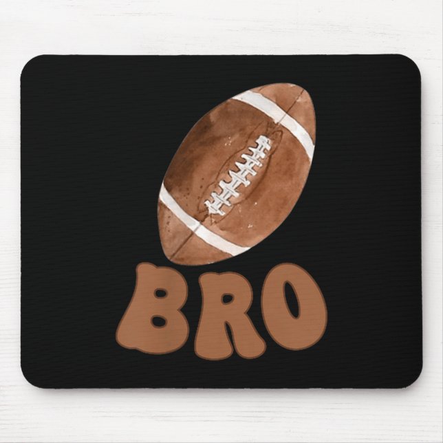 Mousepad Brother Of The 1 Year Old Football First Birthday  (Frente)