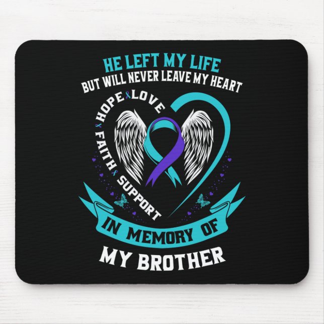 Mousepad Brother Suicida Awariness (Frente)