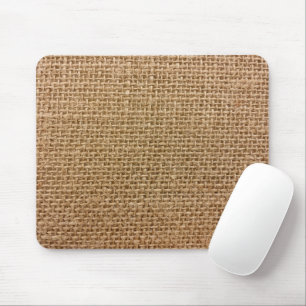 Mousepad Brown Burlap