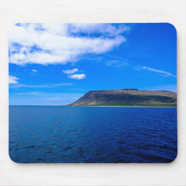 Mousepad Brown Cliff perto do mar (Frente)