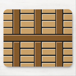 Mousepad Brown listra o teste padrão