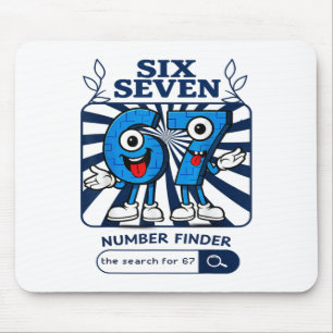 Mousepad Bruh 67 Seis Sete 6-7 Talian Brainrot Meme Para Cr