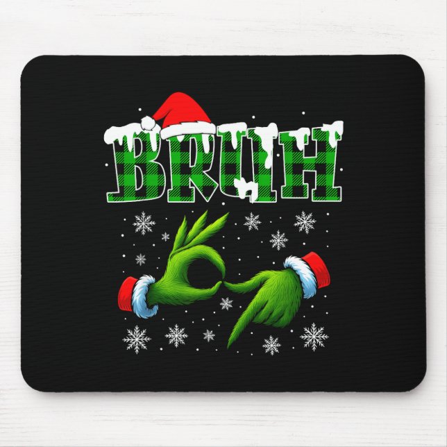 Mousepad Bruh 67 Six Seven 6 7 Shirts Funny Meme Christmas  (Frente)