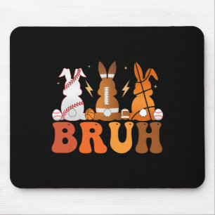 Mousepad Bruh Bysketbyll Bysebyll Footbyll Esportes Easter 
