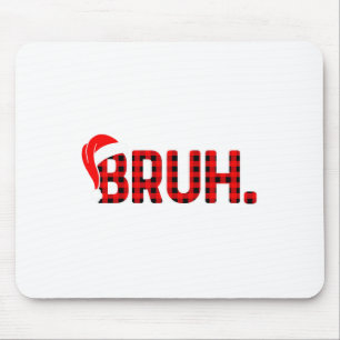 Mousepad Bruh Engraçado Xadrez de Natal Adolescentes Rapaze