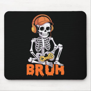 Mousepad Bruh Halloween Meninos Crianças Gamer Homens Esque