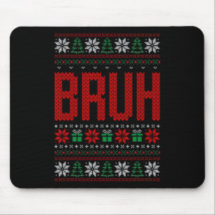 Mousepad Bruh Meme Dizendo Irmão Saudando Adolescentes Home