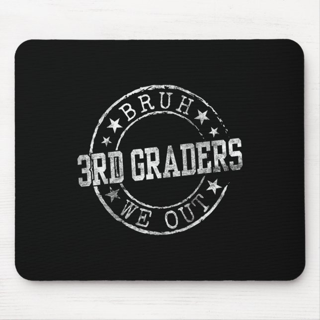 Mousepad Bruh Nós Fizemos Graduação C de Emblem no Círculo  (Frente)