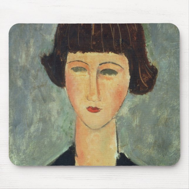 Mousepad Brunette novo, 1917 (óleo em canvas) (Frente)