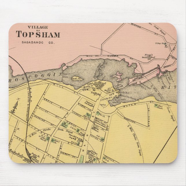 Mousepad Brunswick, Topsham 2 (Frente)