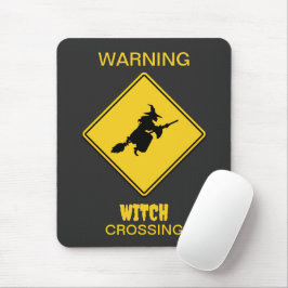 Mousepad Bruxa Adverte Halloween