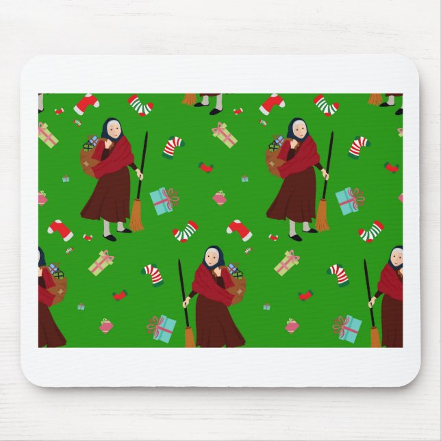 Mousepad bruxa de natal Befana (Frente)