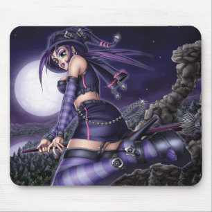 Mousepad Bruxa do Anime do gótico