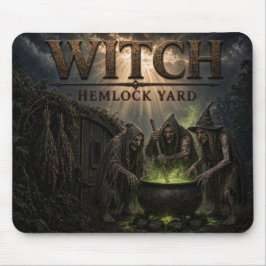 Mousepad Bruxa Hemlock Yard Realismo Sombrio