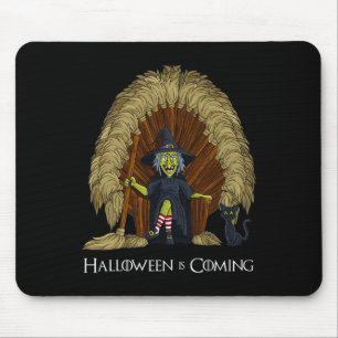 Mousepad Bruxas Brincam Brincadeiras do Dia das Bruxas Meni