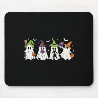 Mousepad Bruxas Fantasmas Spooky Halloween Witchy Girl