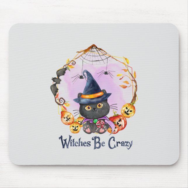 Mousepad Bruxas São Loucas (Frente)