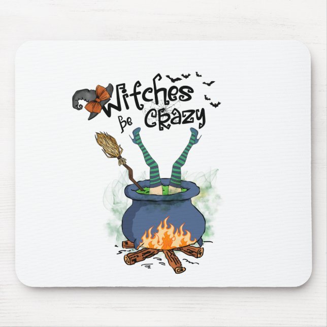 Mousepad Bruxas São Loucas (Frente)