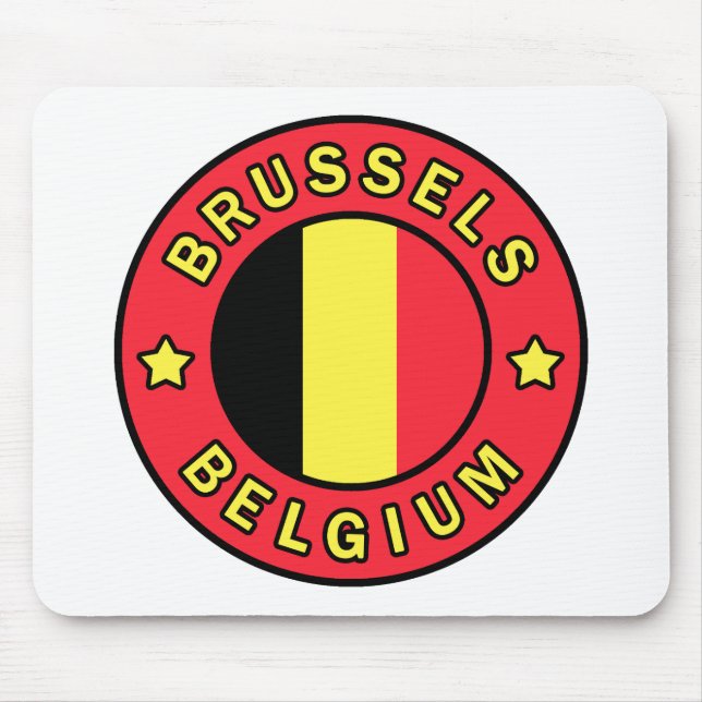 Mousepad Bruxelas Bélgica (Frente)