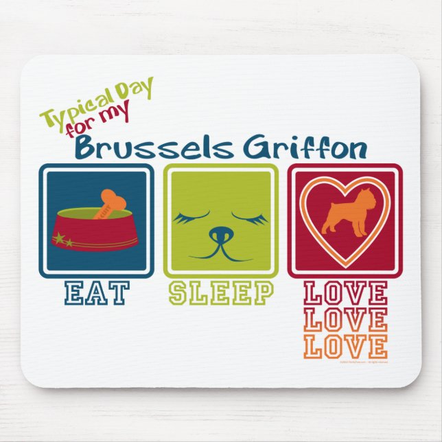 Mousepad Bruxelas Griffon (Frente)