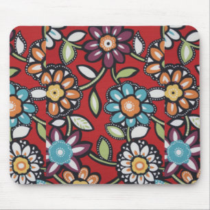 Mousepad bucal de flores