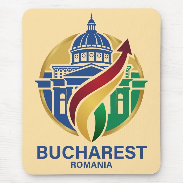 Mousepad Bucharest Romania Eastern European (Frente)