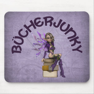Mousepad Bücherjunky