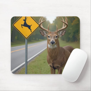 Mousepad Buck Posicionado por um Sinal de Cruzamento de Vea