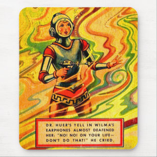 Mousepad Buck Rogers Cômica Wilma Deering, dos anos 30