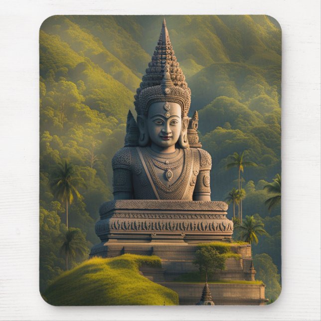Mousepad Buda da Montanha da Indonésia  (Frente)