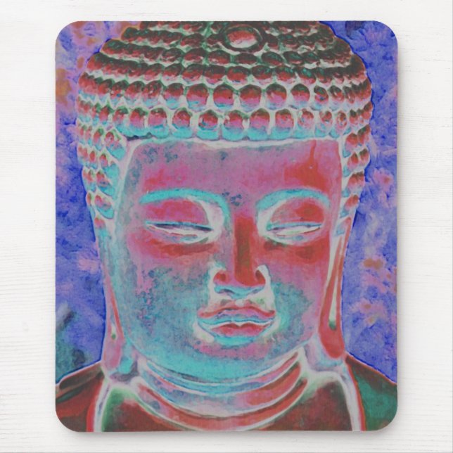 Mousepad Buda do Caleidoscópio Pintado (Frente)