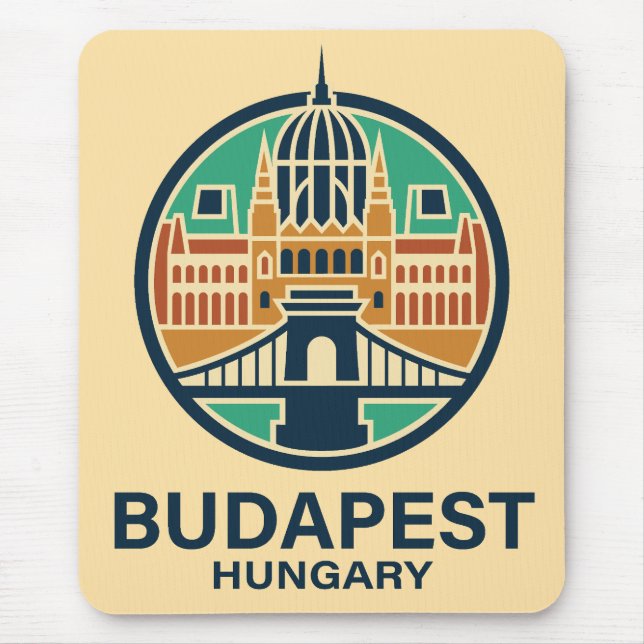 Mousepad Budapeste Hungria Europa (Frente)