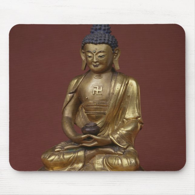 Mousepad Buddha Amitayus assentado na meditação (Frente)