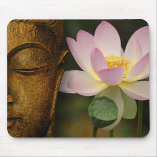 Mousepad Buddha e flor