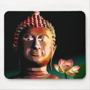 mousepad Buddha e Lótus Florido